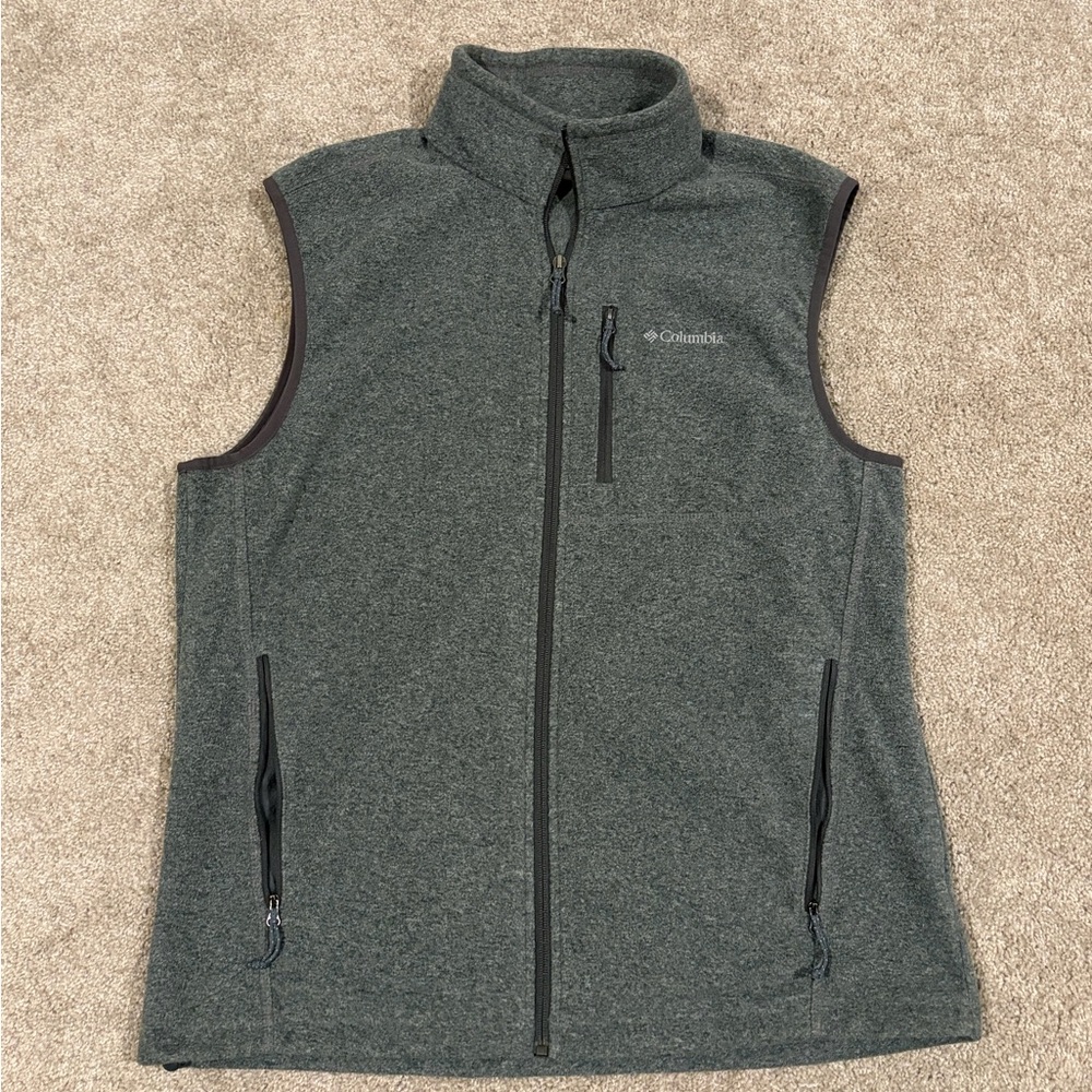Columbia Gray Fleece Vest